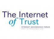 Internet Governance Forum 2018 logo with theme, The Internet of Trust.