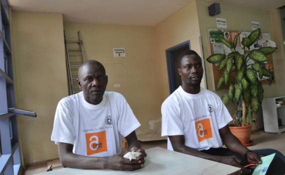 Open access team from the University Cheikh Anta Diop de Dakar (UCAD) in Senegal waits to speak to students during International Open Access Week celebrations on October 23. Photo courtesy of Mandiaye Ndiaye. Open access team from the University Cheikh Anta Diop de Dakar (UCAD) in Senegal waits to speak to students during International Open Access Week celebrations on October 23. Photo courtesy of Mandiaye Ndiaye.