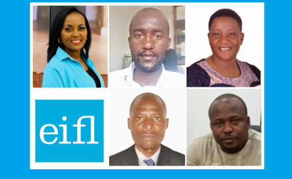 Collage of photos showing portraits of the 5 IYALI 2023 participants.,